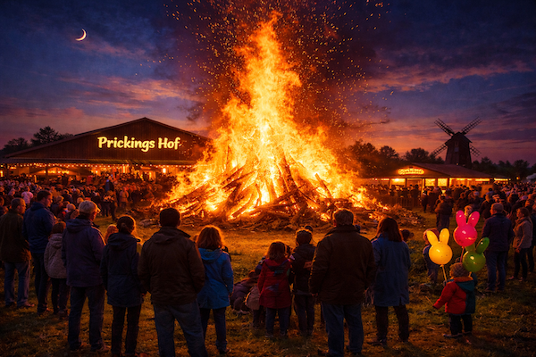 Osterfeuer Prickings Hof